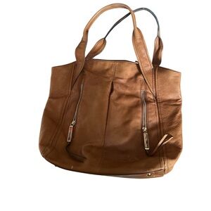 Brown Leather Tote Bag